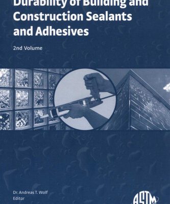 خرید و دانلود نسخه کامل کتاب Durability of building and construction sealants and adhesives : 2nd volume