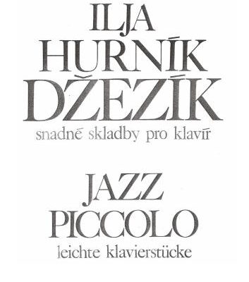 خرید و دانلود نسخه کامل کتاب Džezík (Jazz Piccolo)