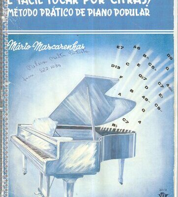 خرید و دانلود نسخه کامل کتاب É fácil tocar por cifras – Método prático de piano popular