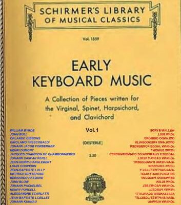 خرید و دانلود نسخه کامل کتاب Early Keyboard (Piano) Music, Volume 1. Edited by Oesterle, Louis