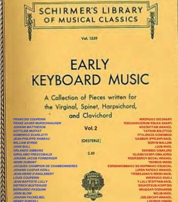 خرید و دانلود نسخه کامل کتاب Early Keyboard (Piano) Music, Volume 2. Edited by Oesterle, Louis