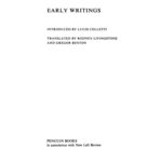 خرید و دانلود نسخه کامل کتاب Early Writings (Penguin Classics)