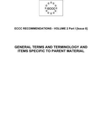 خرید و دانلود نسخه کامل کتاب ECCC recommendations – vol. 2 part 1 – General terms and terminology and items specific to parent material – 2005