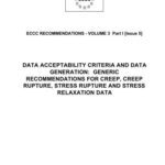 خرید و دانلود نسخه کامل کتاب ECCC recommendations – vol. 3 part 1 – Data acceptability criteria and data generation: generic recommendations for creep, creep rupture, stress rupture and stress relaxation data – 2005 – 171 p