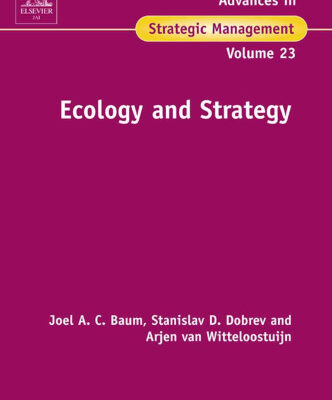 خرید و دانلود نسخه کامل کتاب Ecology And Strategy