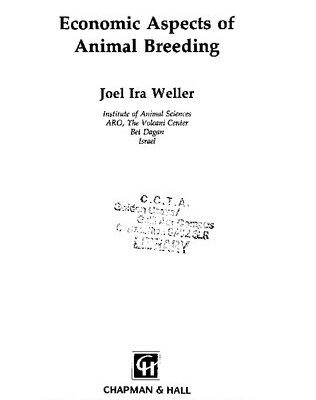 خرید و دانلود نسخه کامل کتاب Economic Aspects of Animal Breeding
