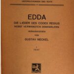 خرید و دانلود نسخه کامل کتاب Edda. Die Lieder des Codex Regius nebst verwandten Denkmälern. Band 1. Text.