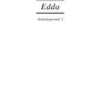 خرید و دانلود نسخه کامل کتاب Edda. Skáldskaparmál. Vol. 2. Glossary and Index of Names