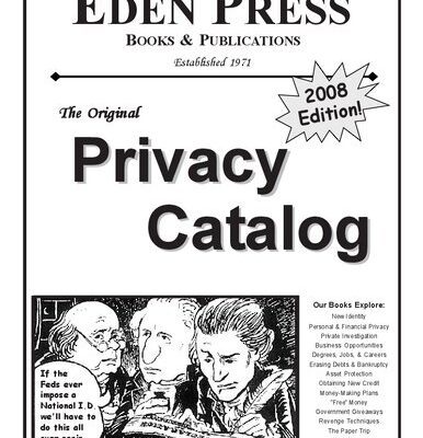 خرید و دانلود نسخه کامل کتاب Eden Press – The Original Privacy Catalog – 2008 Edition