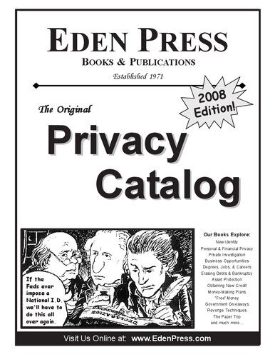 خرید و دانلود نسخه کامل کتاب Eden Press – The Original Privacy Catalog – 2008 Edition_68f1d8fca44ba.jpeg خرید و دانلود نسخه کامل کتاب Eden Press – The Original Privacy Catalog – 2008 Edition