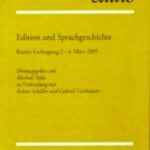خرید و دانلود نسخه کامل کتاب Edition und Sprachgeschichte: Baseler Fachtagung 2.-4. März 2005