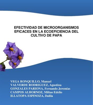 خرید و دانلود نسخه کامل کتاب Efectividad de microorganismos eficaces en la ecoeficiencia del cultivo de papa (Solanum tuberosum L.)