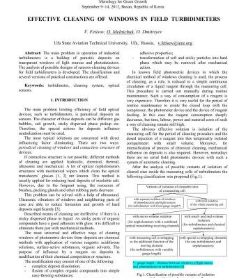 خرید و دانلود نسخه کامل کتاب Effective cleaning of windows in field turbidimeters