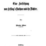 خرید و دانلود نسخه کامل کتاب Eine Fortsetzung von Lessings Nathan und ihr Dichter