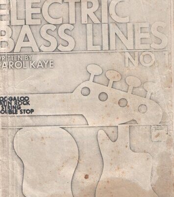 خرید و دانلود نسخه کامل کتاب Electric bass lines no.1