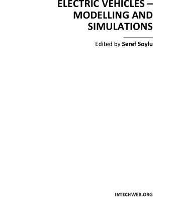 خرید و دانلود نسخه کامل کتاب Electric Vehicles – Modelling and Simulations