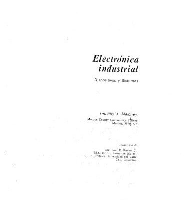 خرید و دانلود نسخه کامل کتاب Electronica industrial   Spanish