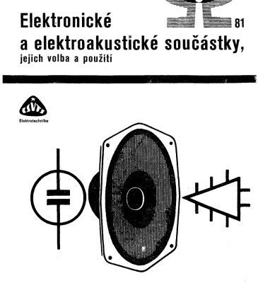 خرید و دانلود نسخه کامل کتاب Elektronicke a elektroakusticke soucastky