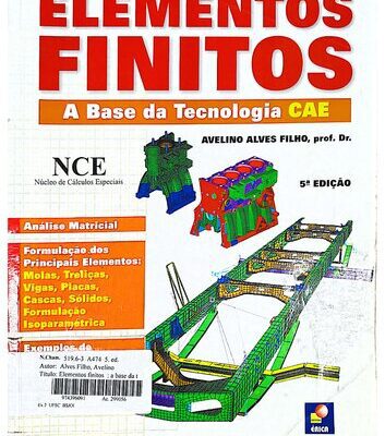 خرید و دانلود نسخه کامل کتاب Elementos Finitos: A Base da Tecnologia CAE