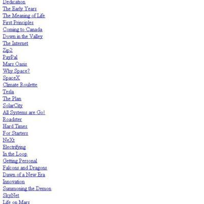 خرید و دانلود نسخه کامل کتاب Elon Musk: The Unauthorized Autobiography