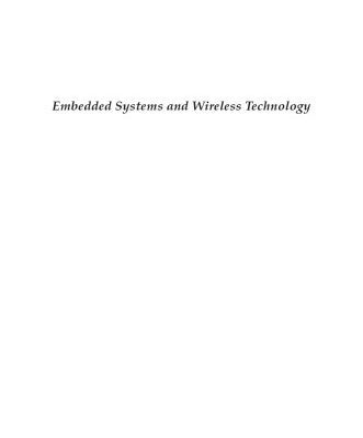 خرید و دانلود نسخه کامل کتاب Embedded Systems and Wireless Technology: Theory and Practical Applications