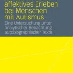 خرید و دانلود نسخه کامل کتاب Emotionen und affektives Erleben bei Menschen mit Autismus. Eine Untersuchung unter analytischer Betrachtung autobiographischer Texte