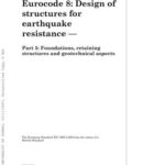 خرید و دانلود نسخه کامل کتاب EN 1998-5: 2004 Eurocode 8: Design of structures for earthquake resistance – Part 5: Foundations, retaining structures and geotechnical aspects