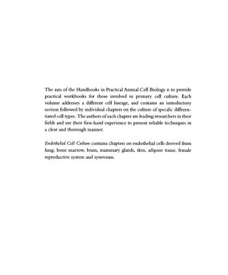 خرید و دانلود نسخه کامل کتاب Endothelial Cell Culture (Handbooks in Practical Animal Cell Biology)