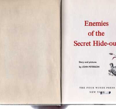 خرید و دانلود نسخه کامل کتاب Enemies of the Secret Hide-out by John Peterson