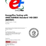 خرید و دانلود نسخه کامل کتاب Energyplus v1-1 Ashrae 140 Bestest
