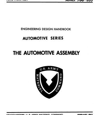 خرید و دانلود نسخه کامل کتاب Engineering Design Handbook – Automotive Series – The Automotive Assembly: