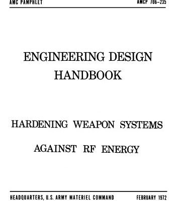 خرید و دانلود نسخه کامل کتاب Engineering Design Handbook – Hardening Weapon Systems against RF Energy: