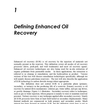 خرید و دانلود نسخه کامل کتاب Enhanced oil recovery