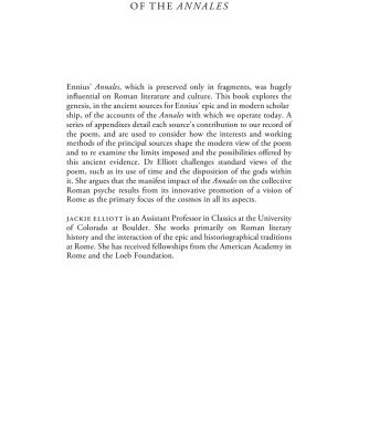 خرید و دانلود نسخه کامل کتاب Ennius and the architecture of the Annales