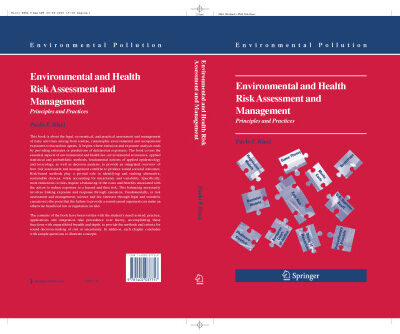 خرید و دانلود نسخه کامل کتاب Environmental and Health Risk Assessment and Management: Principles and Practices