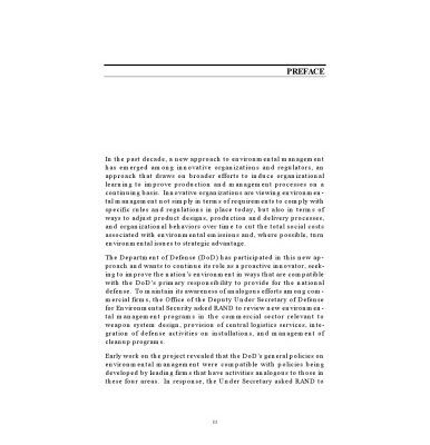 خرید و دانلود نسخه کامل کتاب Environmental Management in Proactive Commercial Firms: Lessons for Central Logistics Activities in the Department of Defense