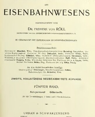 خرید و دانلود نسخه کامل کتاب Enzyklopädie des Eisenbahnwesens / Fahrpersonal – Gütertarife