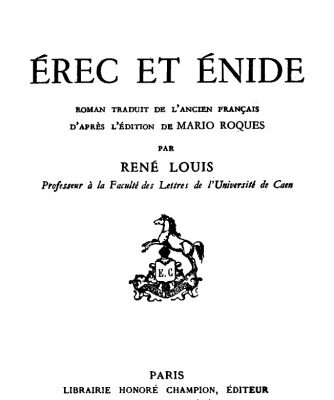 خرید و دانلود نسخه کامل کتاب Érec et Énide