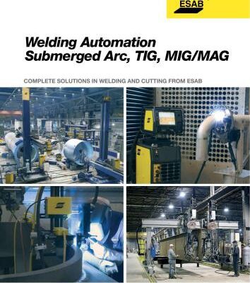 خرید و دانلود نسخه کامل کتاب ESAB Welding Automation. Submerged Arc, TIG, MIG/MAG
