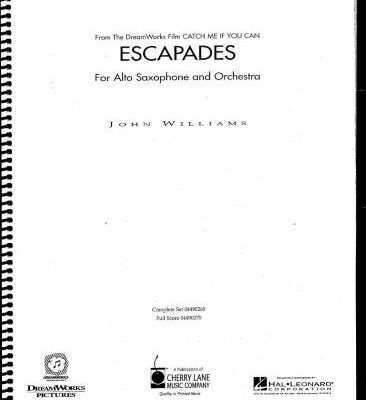 خرید و دانلود نسخه کامل کتاب Escapades for alto saxophone and orchestra