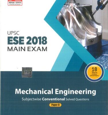 خرید و دانلود نسخه کامل کتاب ESE(Mains)-Mechanical Engineering: Volume 2