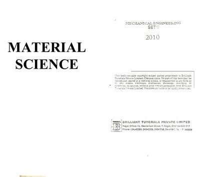 خرید و دانلود نسخه کامل کتاب ESE(Mechanical Engineering): Materials Science