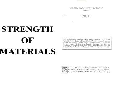 خرید و دانلود نسخه کامل کتاب ESE(Mechanical Engineering): Strength of Materials