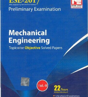 خرید و دانلود نسخه کامل کتاب ESE(Prelims)-Mechanical Engineering-Volume 2