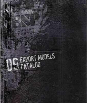 خرید و دانلود نسخه کامل کتاب ESP Guitars basses. 09 export models catalog