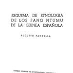خرید و دانلود نسخه کامل کتاب Esquema de etnología de los fang ntumu de la Guinea Española.