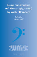 خرید و دانلود نسخه کامل کتاب Essays on Literature and Music (1985-2013) by Walter Bernhart