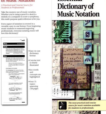 خرید و دانلود نسخه کامل کتاب Essential Dictionary of Music Notation