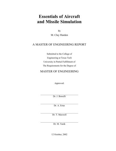 خرید و دانلود نسخه کامل کتاب Essentials of aircraft and missile simulation_68f0e49bd8e3e.jpeg خرید و دانلود نسخه کامل کتاب Essentials of aircraft and missile simulation