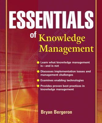 خرید و دانلود نسخه کامل کتاب Essentials of Knowledge Management